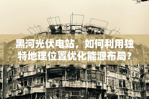 黑河光伏电站，如何利用独特地理位置优化能源布局？