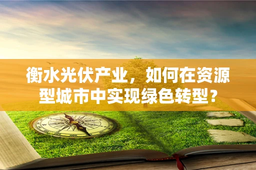 衡水光伏产业，如何在资源型城市中实现绿色转型？