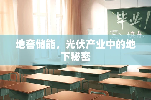 地窖储能，光伏产业中的地下秘密