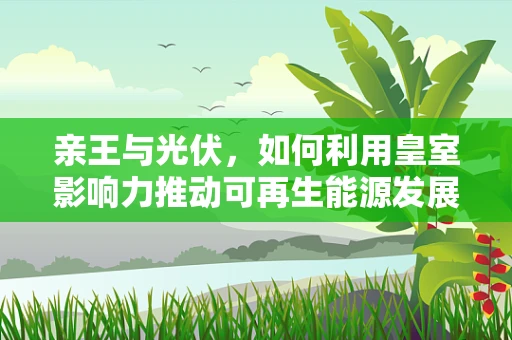 亲王与光伏，如何利用皇室影响力推动可再生能源发展？