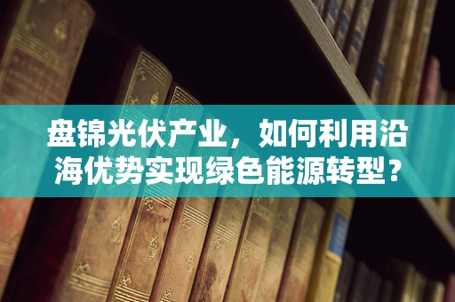 盘锦光伏产业，如何利用沿海优势实现绿色能源转型？