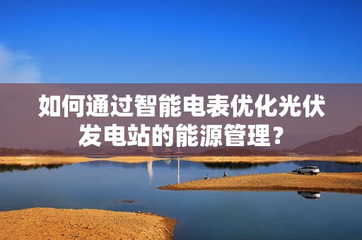 如何通过智能电表优化光伏发电站的能源管理？