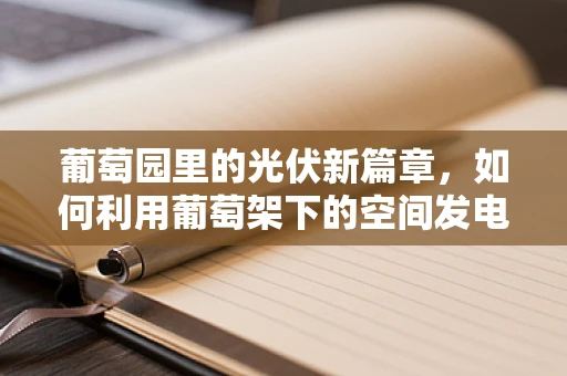葡萄园里的光伏新篇章，如何利用葡萄架下的空间发电？