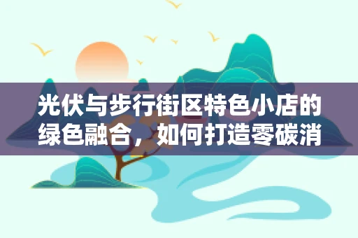 光伏与步行街区特色小店的绿色融合，如何打造零碳消费新体验？