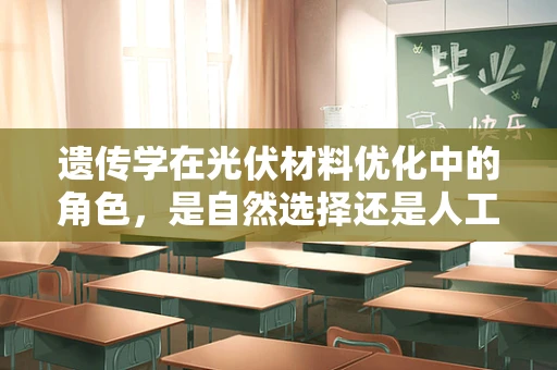 遗传学在光伏材料优化中的角色，是自然选择还是人工设计？