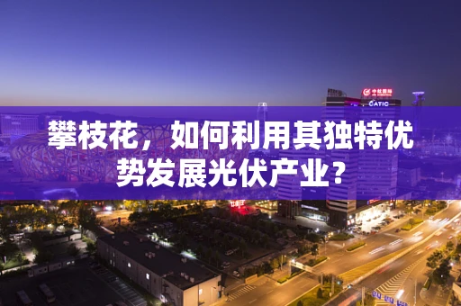 攀枝花，如何利用其独特优势发展光伏产业？