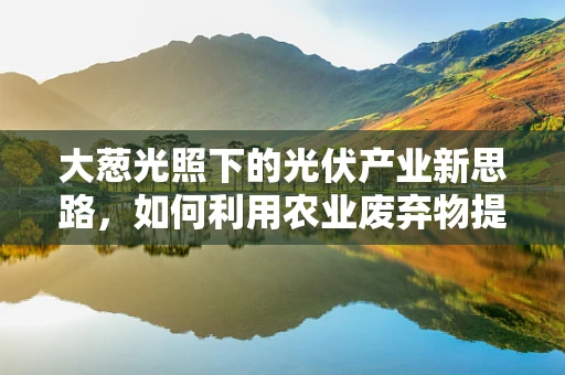 大葱光照下的光伏产业新思路，如何利用农业废弃物提升发电效率？