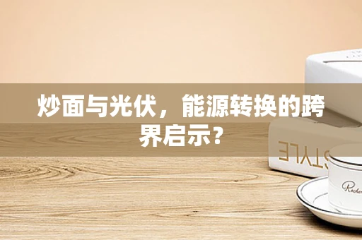 炒面与光伏，能源转换的跨界启示？