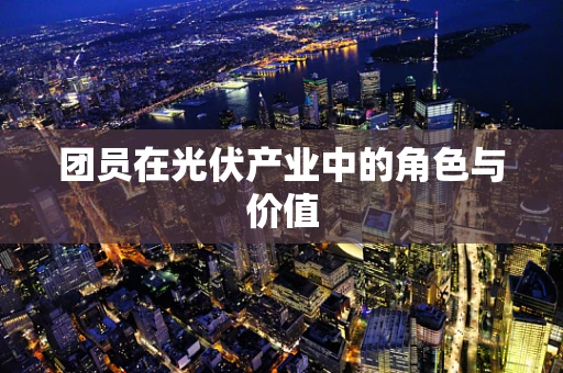 团员在光伏产业中的角色与价值