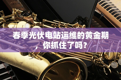春季光伏电站运维的黄金期，你抓住了吗？