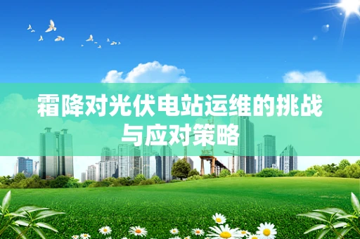 霜降对光伏电站运维的挑战与应对策略