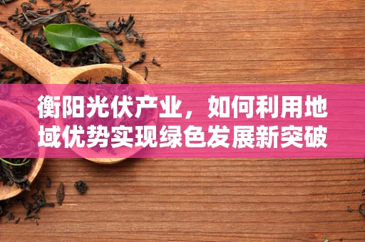 衡阳光伏产业，如何利用地域优势实现绿色发展新突破？