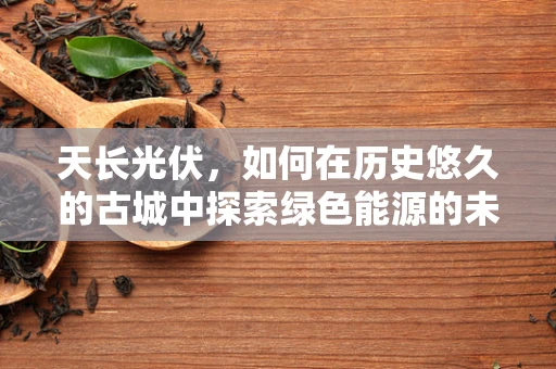 天长光伏，如何在历史悠久的古城中探索绿色能源的未来？
