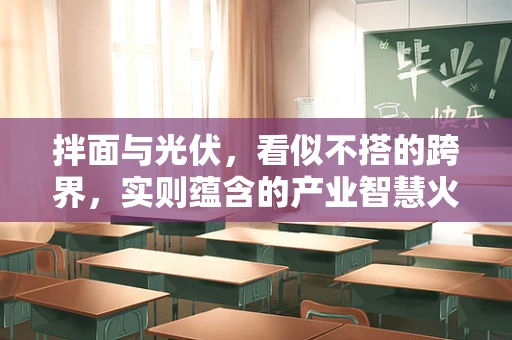 拌面与光伏，看似不搭的跨界，实则蕴含的产业智慧火花？