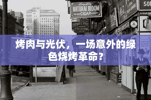 烤肉与光伏，一场意外的绿色烧烤革命？
