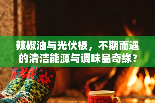 辣椒油与光伏板，不期而遇的清洁能源与调味品奇缘？