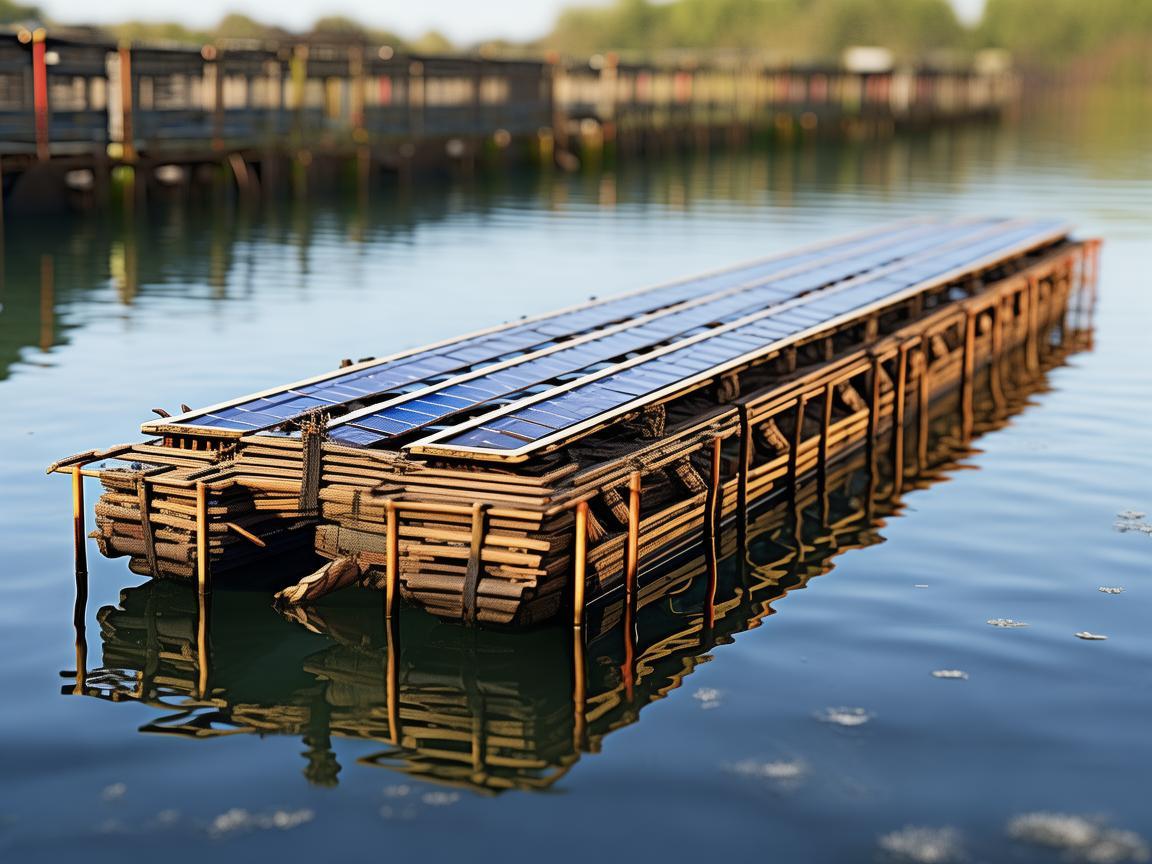 驳船在光伏电站建设中的‘水上桥梁’角色