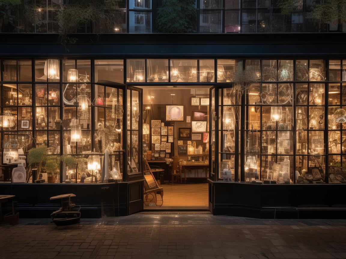 光之艺术,艺术品店橱窗如何利用光伏技术点亮创意?