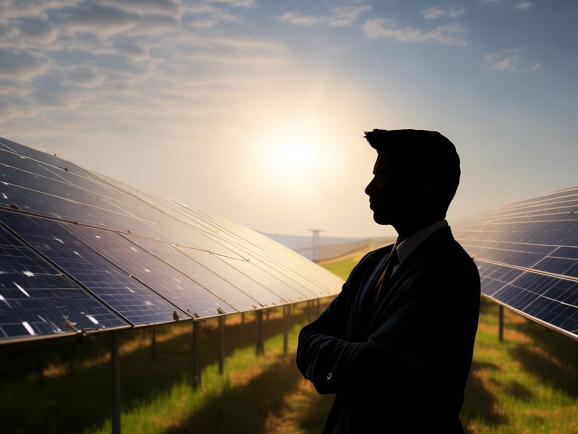 在光伏产业中,商人代表如何平衡商业利益与行业可持续发展?