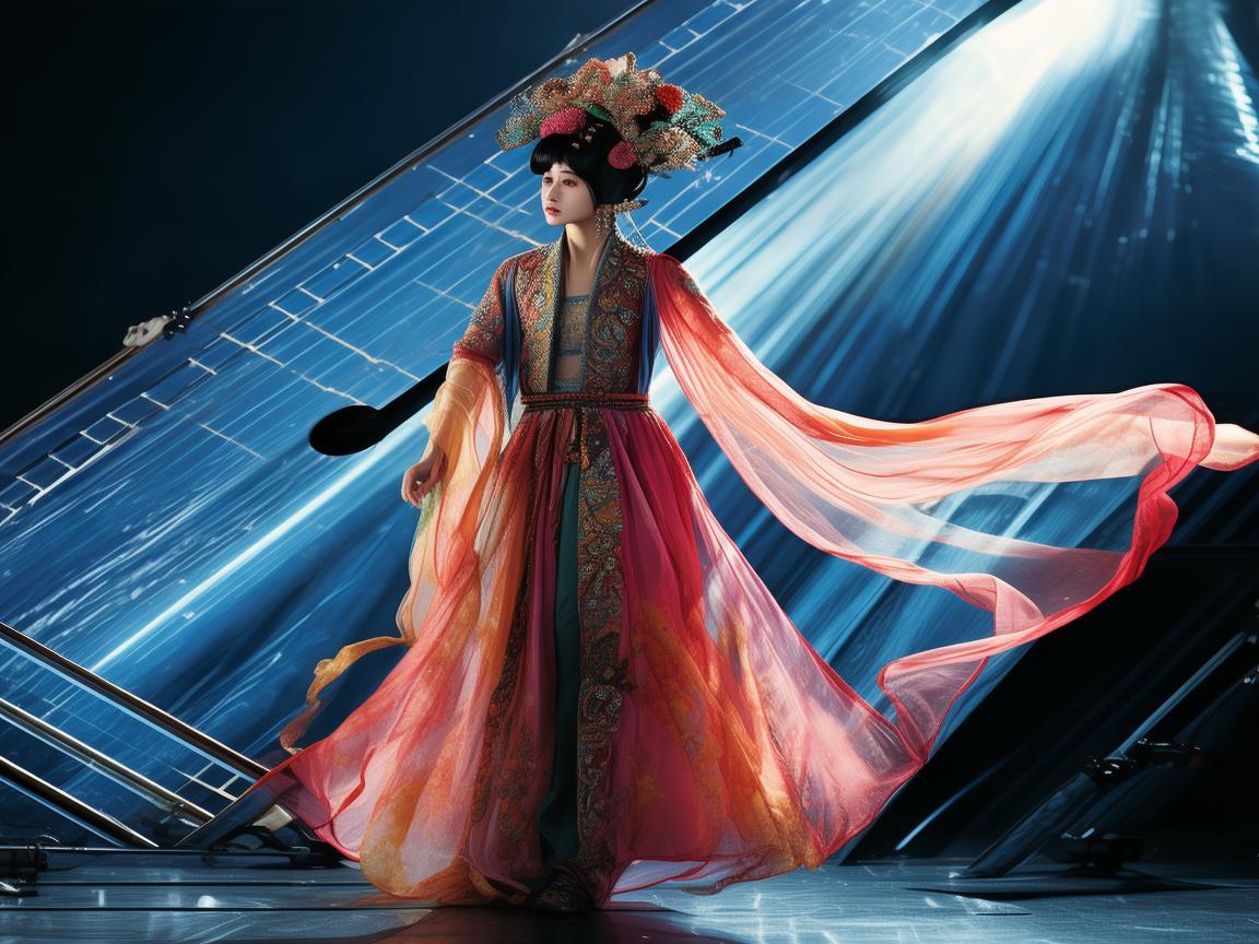 戏服与光伏产业的跨界融合，一场光与影的跨界对话