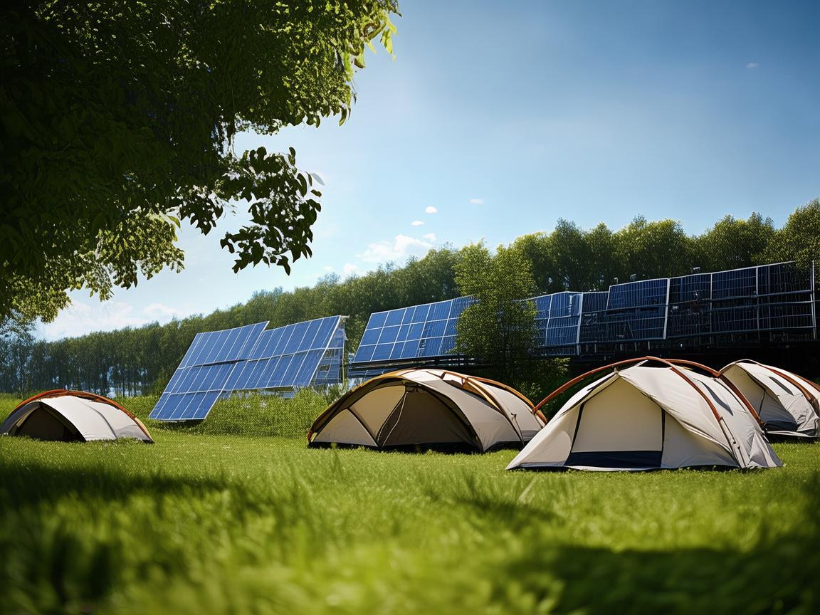 露营地帐篷区，光伏发电的绿色新机遇？