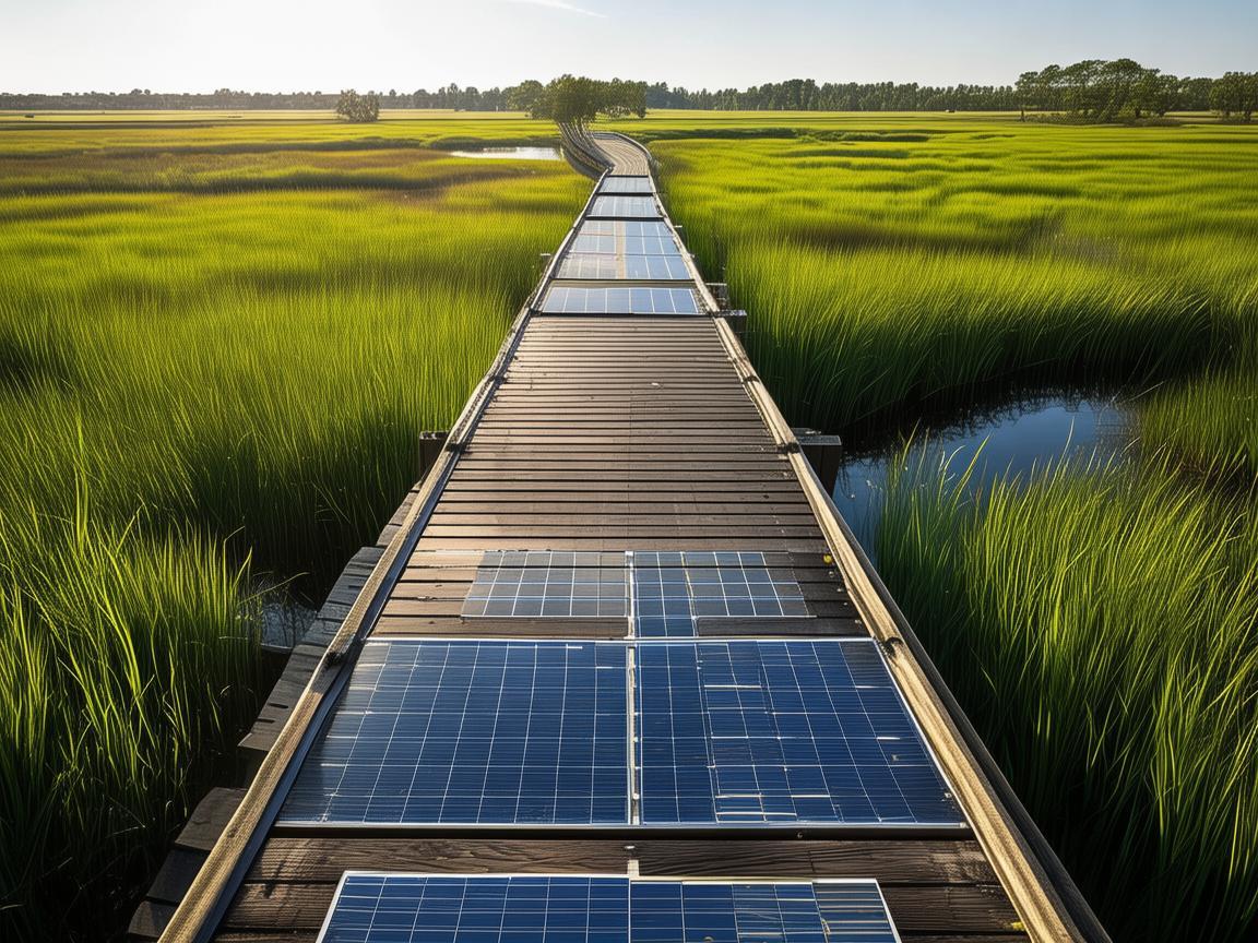 沼泽观景台，光伏与自然共生的创新视角