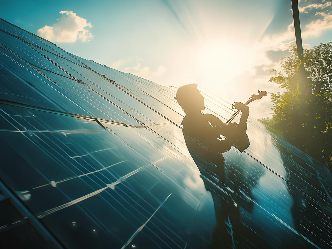 音乐家与光伏,光之旋律的跨界对话